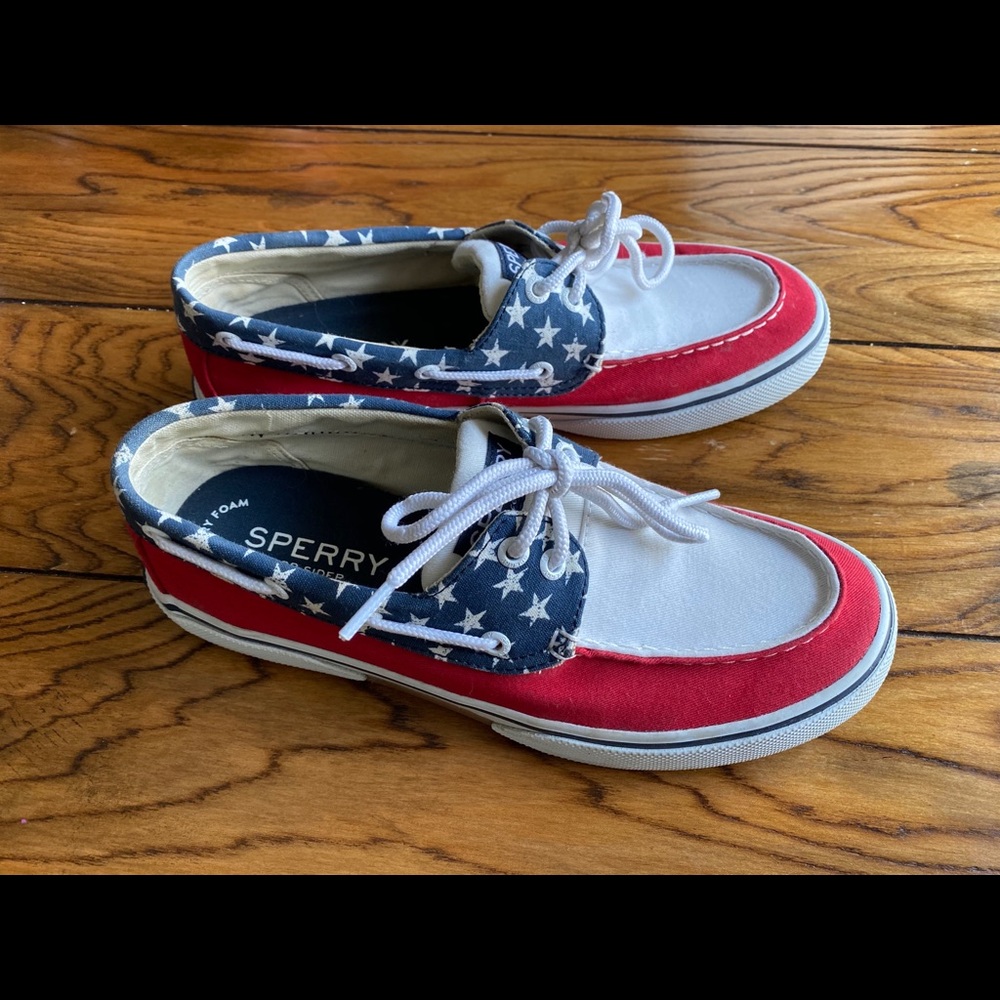 Sperry American Flag Boat Shoes